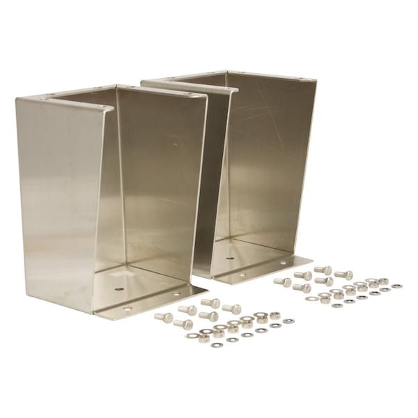 Floor Stand Kit, 12 in. H x 8 in. W x 10 in. L, 304 Stainless Steel